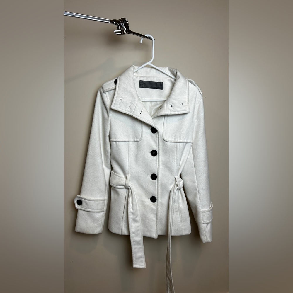 Snow White Zara Basic Trench Coat